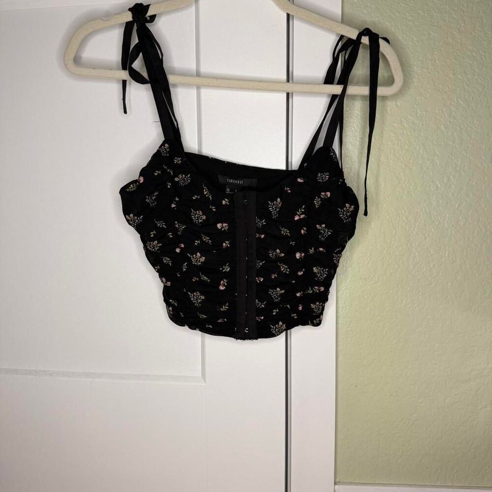Forever-21 Women's Black Vest